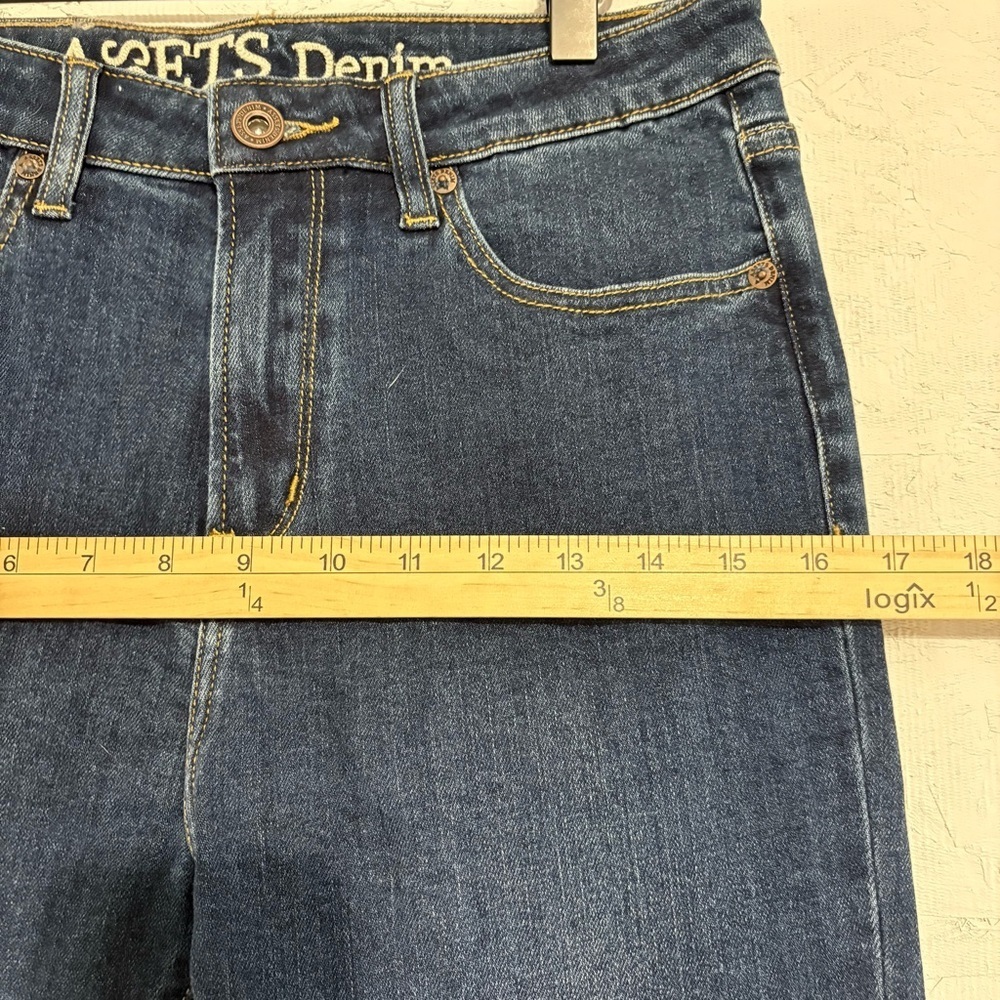 SPANX Assets Denim Classic Dark Wash Blue Jeans Skinny High Rise Sz 29 Slimming - Picture 6 of 10